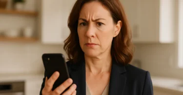 Woman suspicious of a class action settlement text message