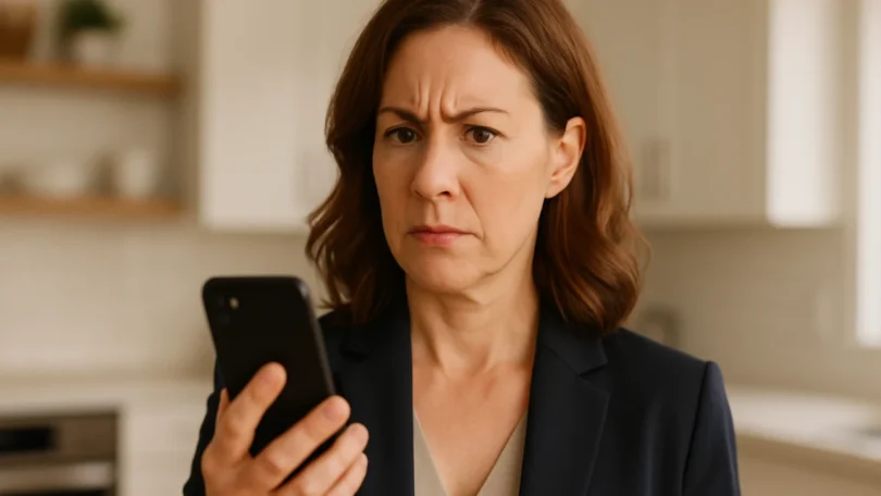Woman suspicious of a class action settlement text message