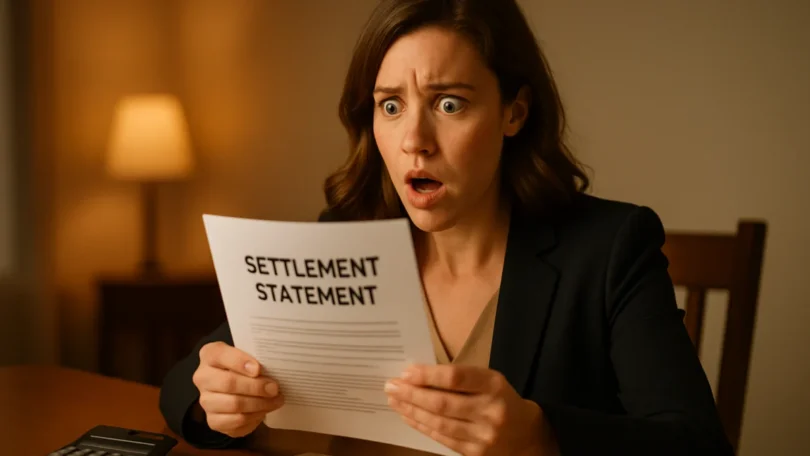 Woman surprised by deductions on her personal injury settlement statement